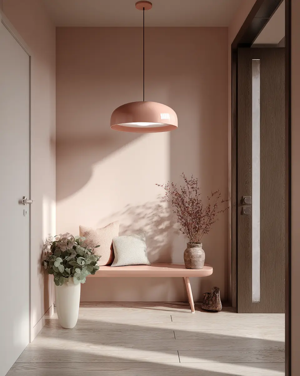 Blush Pink Minimalist Entryway Decor Ideas