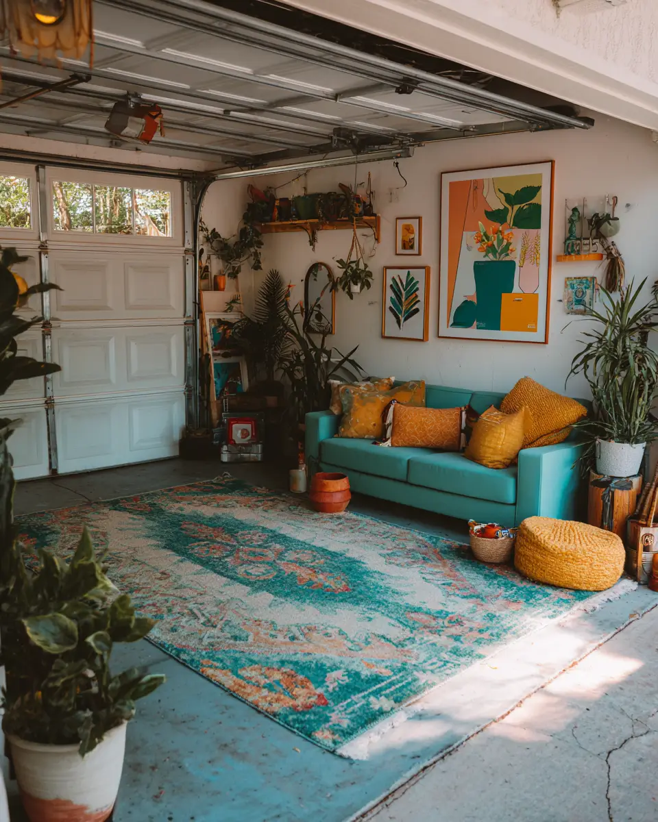 Boho Garage Decor Ideas