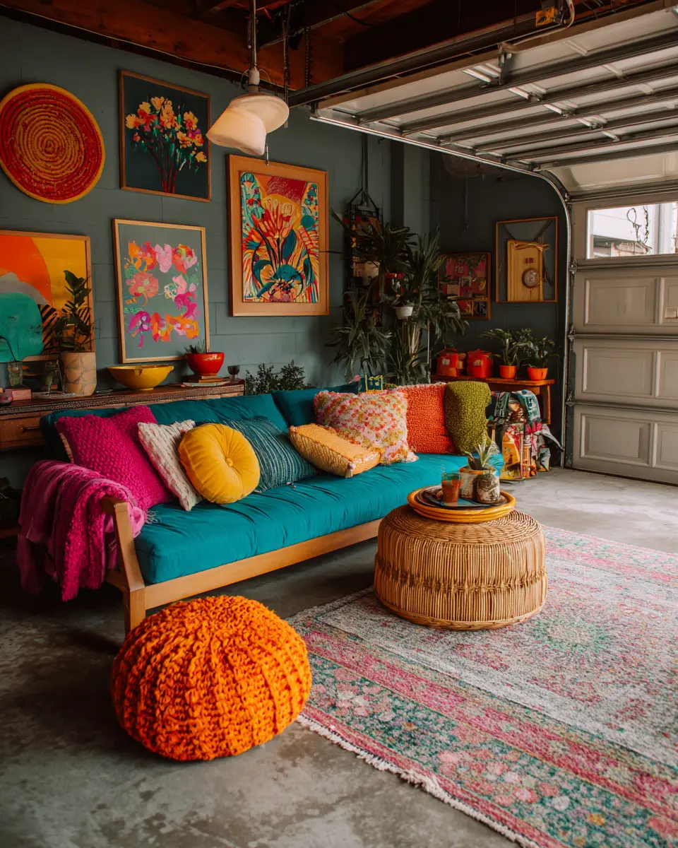 Boho Garage Decor Ideas