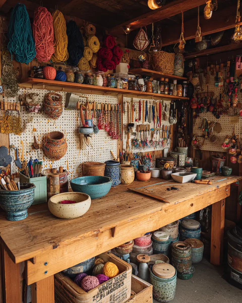 Boho Garage Decor Ideas