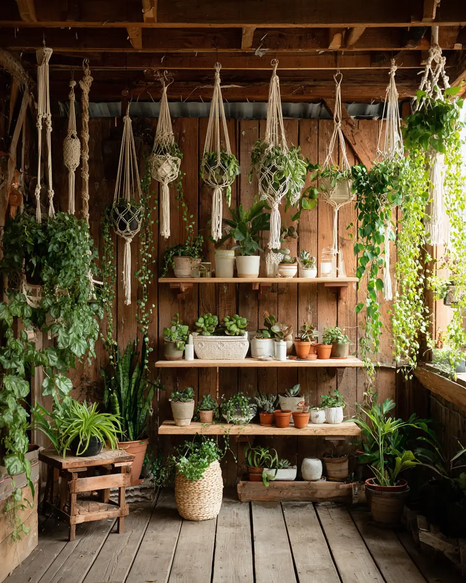 Boho Garage Decor Ideas