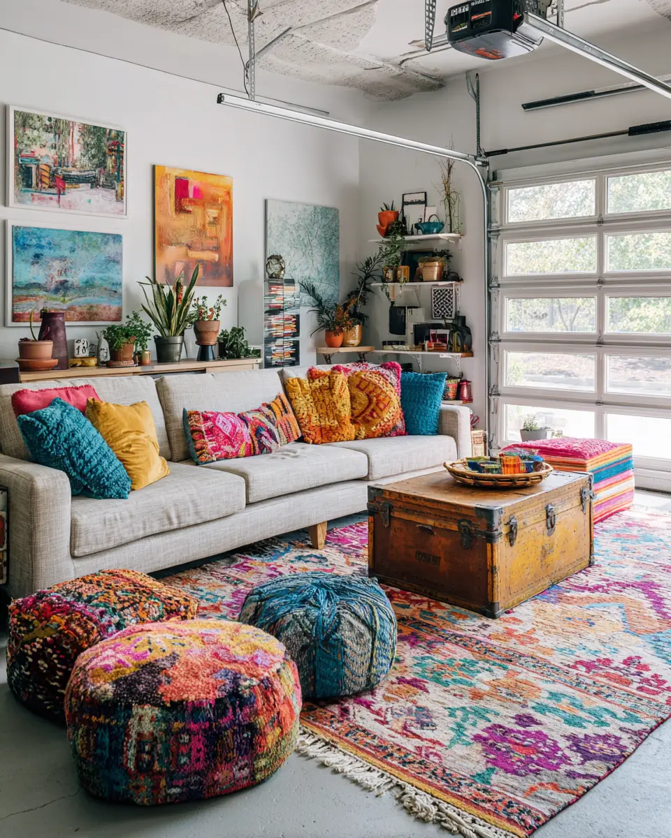 Boho Garage Decor Ideas