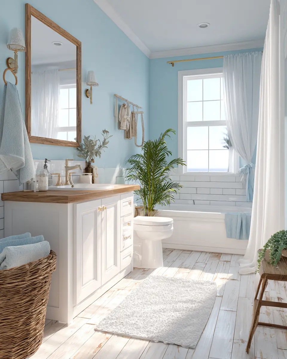 Bright And Clean Bathroom Decor Ideas - Featured