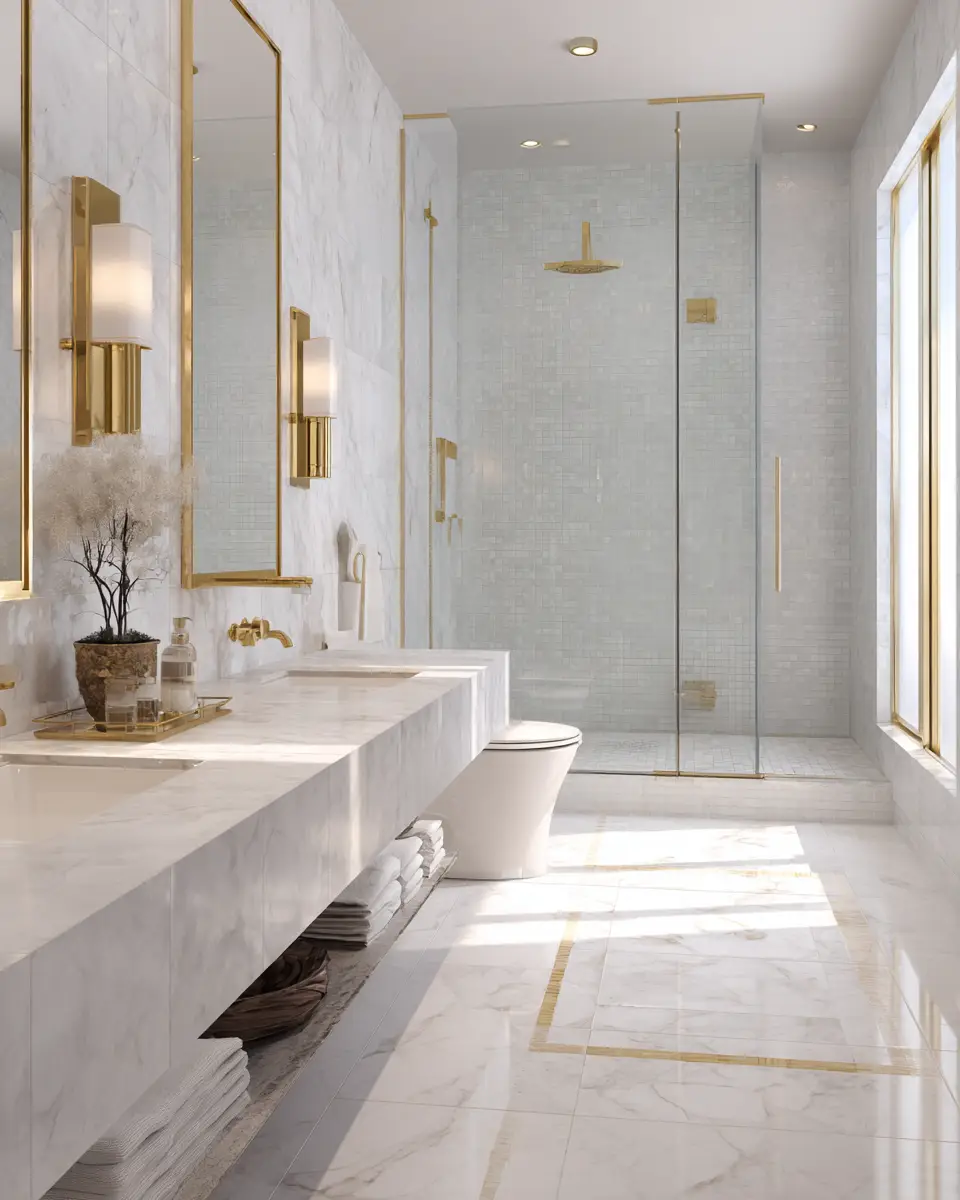 Bright And Clean Bathroom Decor Ideas