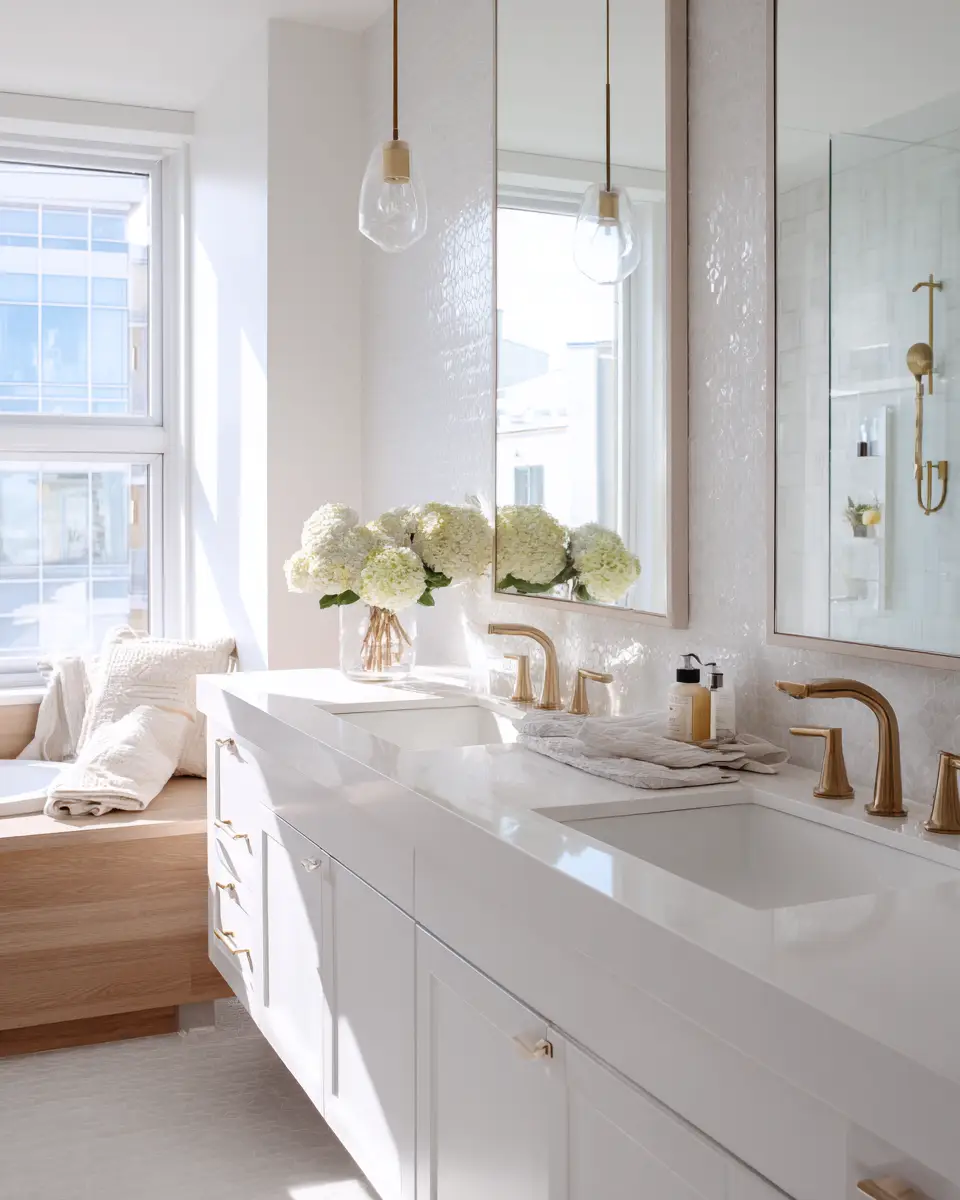 Bright And Clean Bathroom Decor Ideas