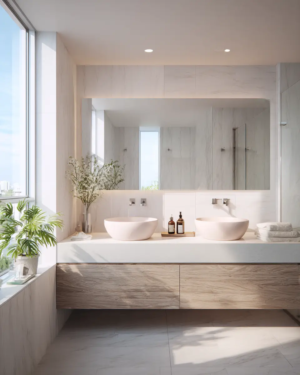 Bright And Clean Bathroom Decor Ideas