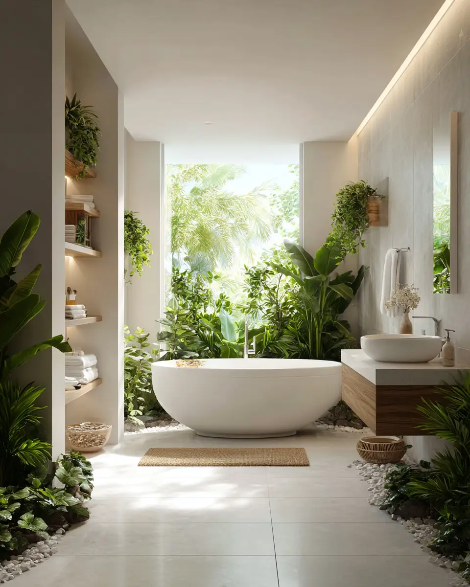 Bright And Clean Bathroom Decor Ideas