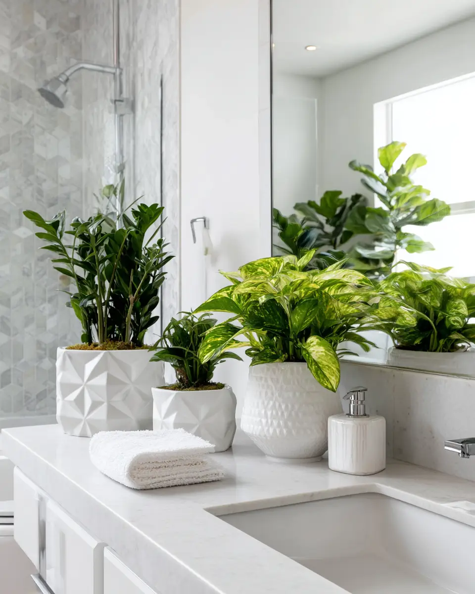 Bright And Clean Bathroom Decor Ideas