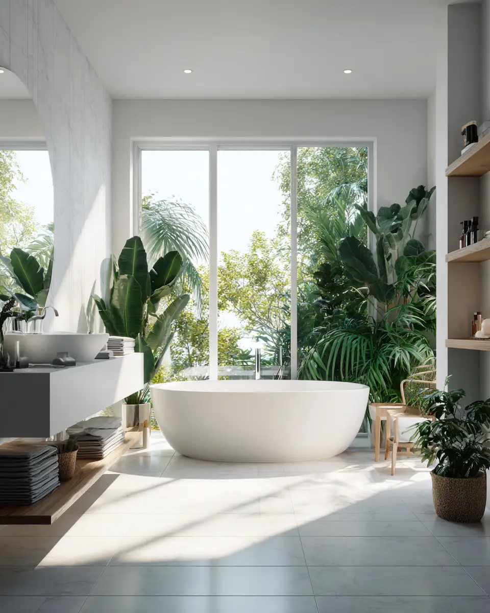 Bright And Clean Bathroom Decor Ideas