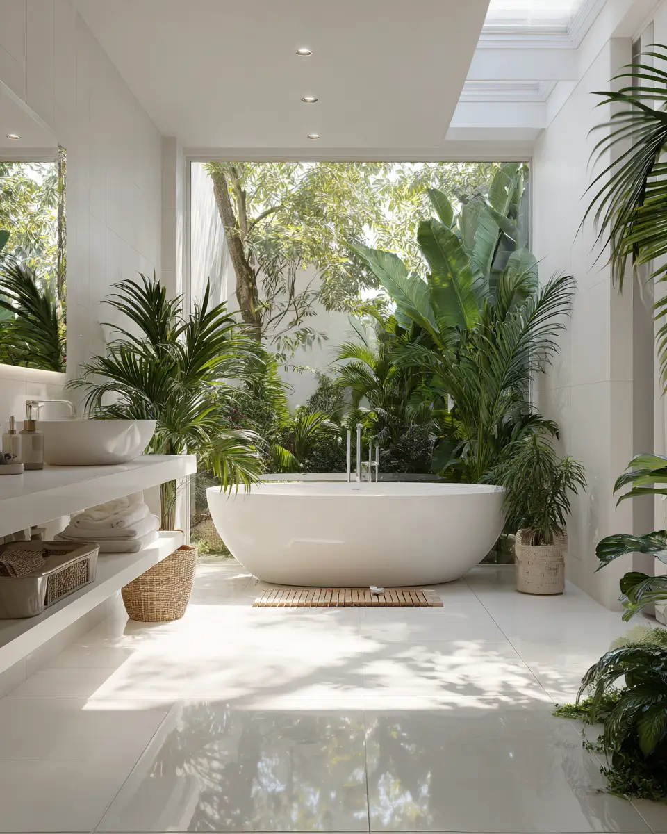 Bright And Clean Bathroom Decor Ideas