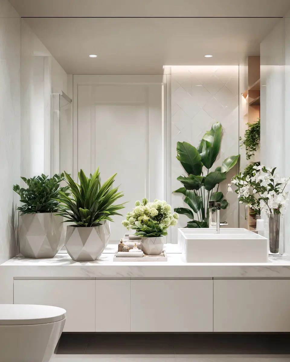 Bright And Clean Bathroom Decor Ideas