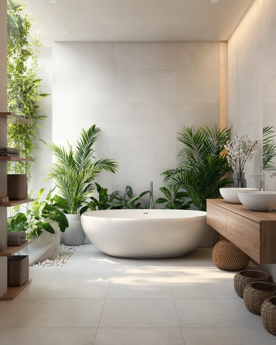 Bright And Clean Bathroom Decor Ideas