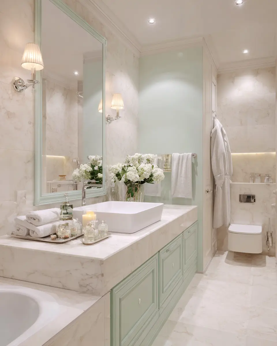 Bright And Clean Bathroom Decor Ideas