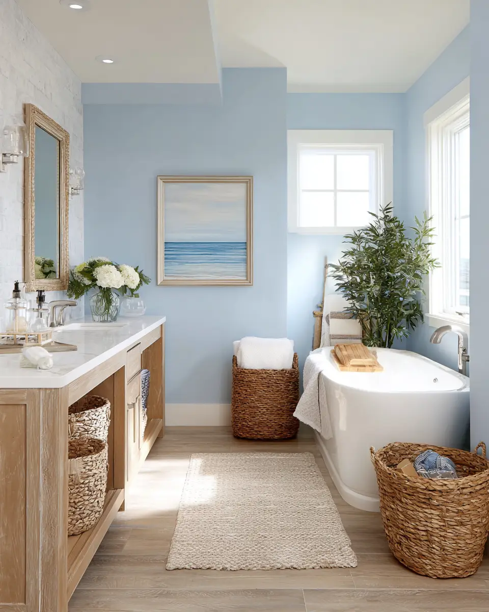 Bright And Clean Bathroom Decor Ideas