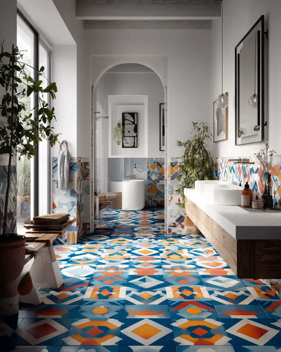 Bright Bathroom Decor Ideas