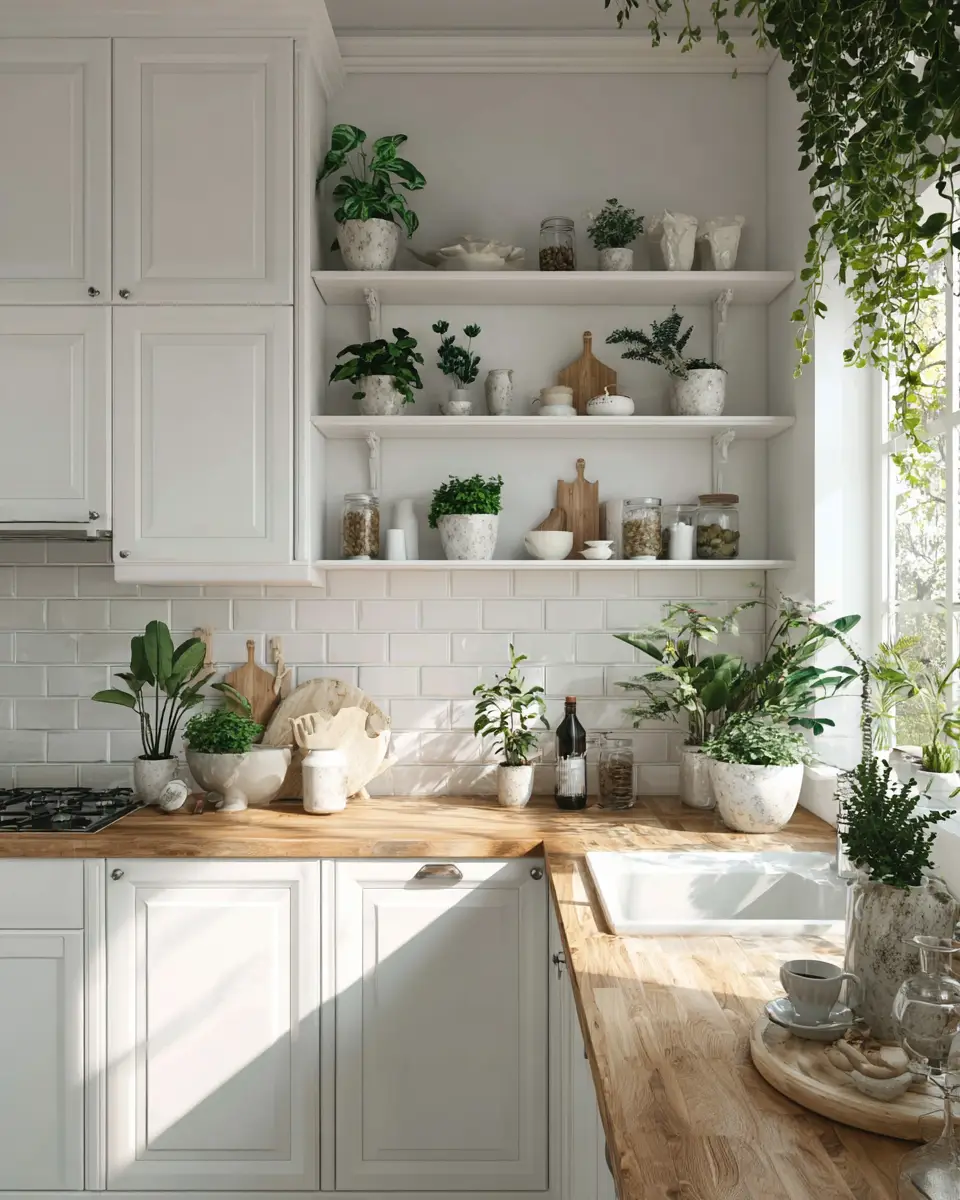 Bright White Kitchen Decor Ideas