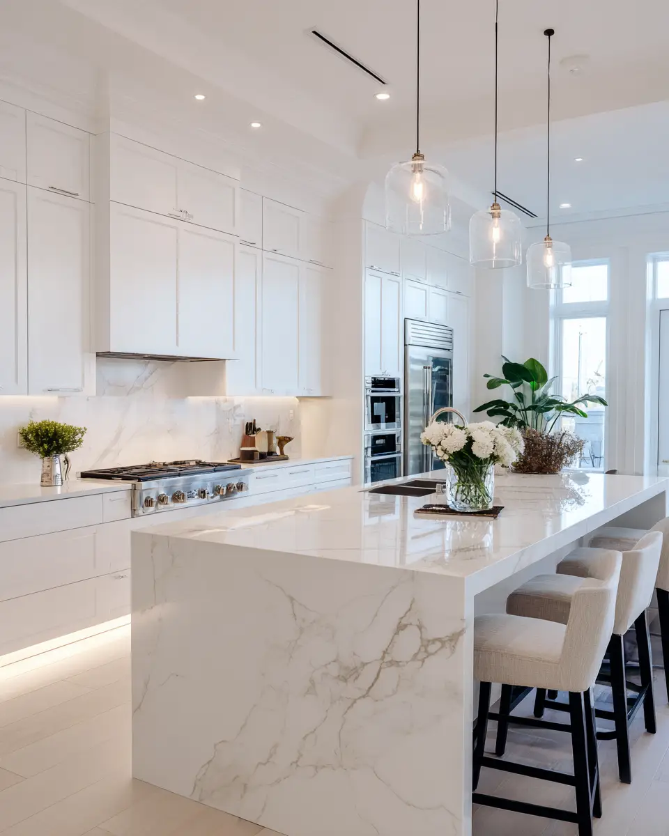 Bright White Kitchen Decor Ideas