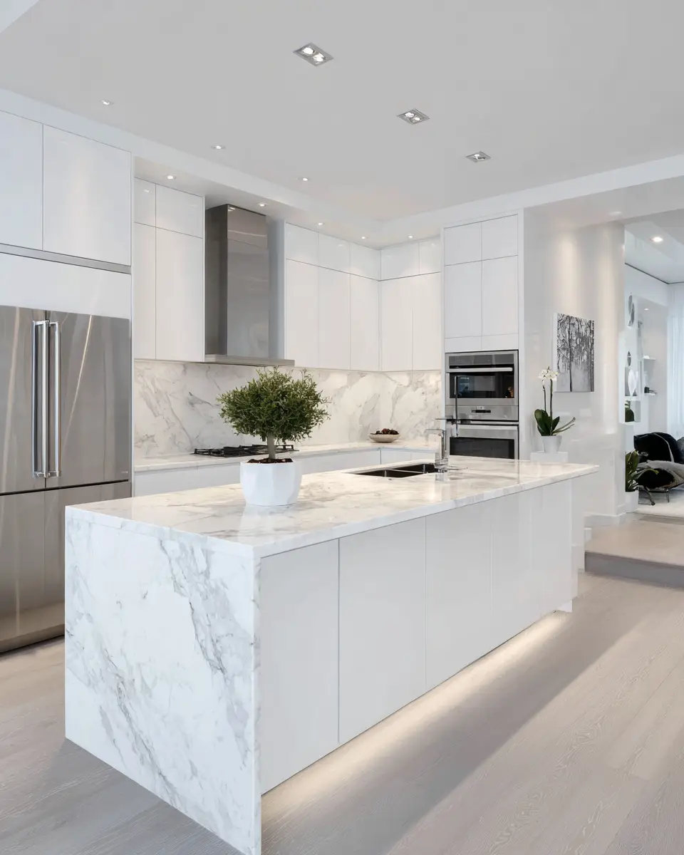 Bright White Kitchen Decor Ideas