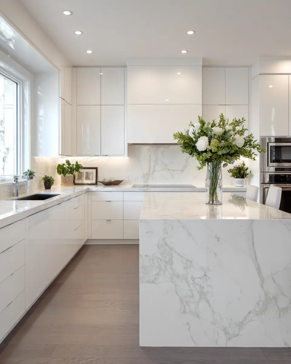 Bright White Kitchen Decor Ideas