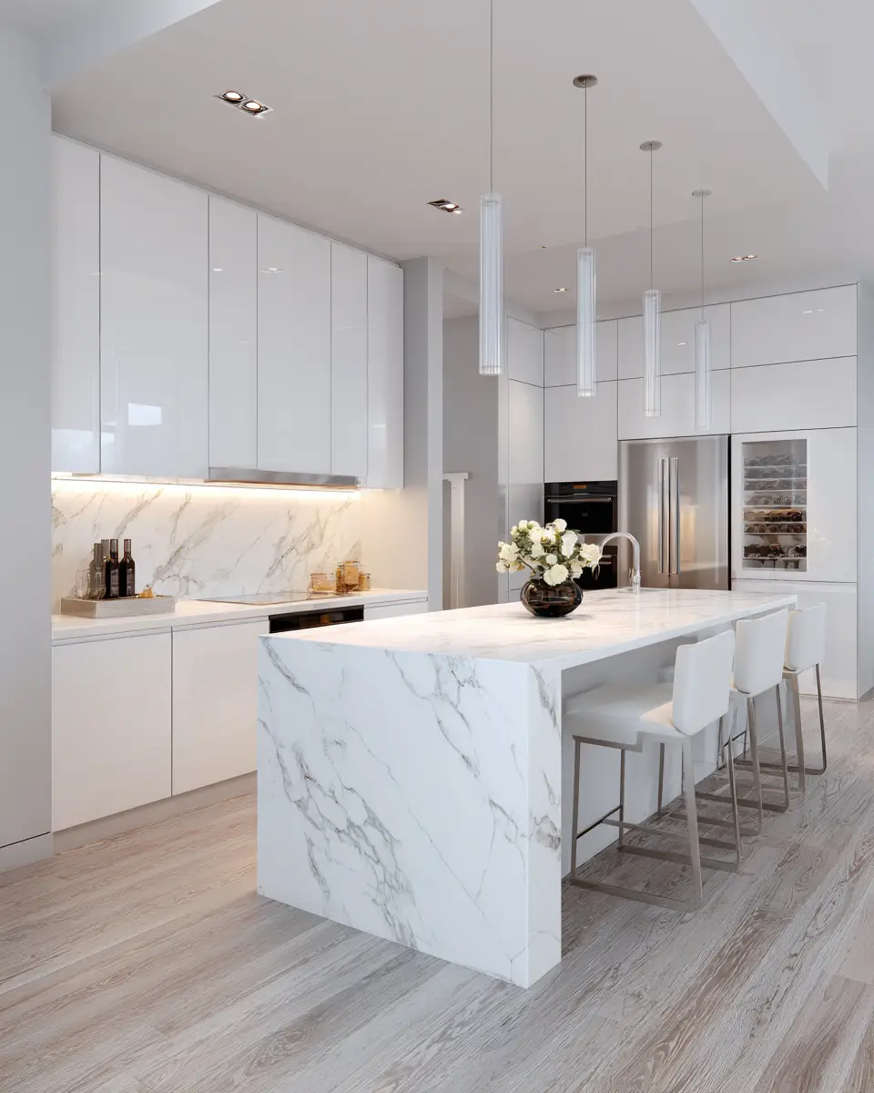 Bright White Kitchen Decor Ideas