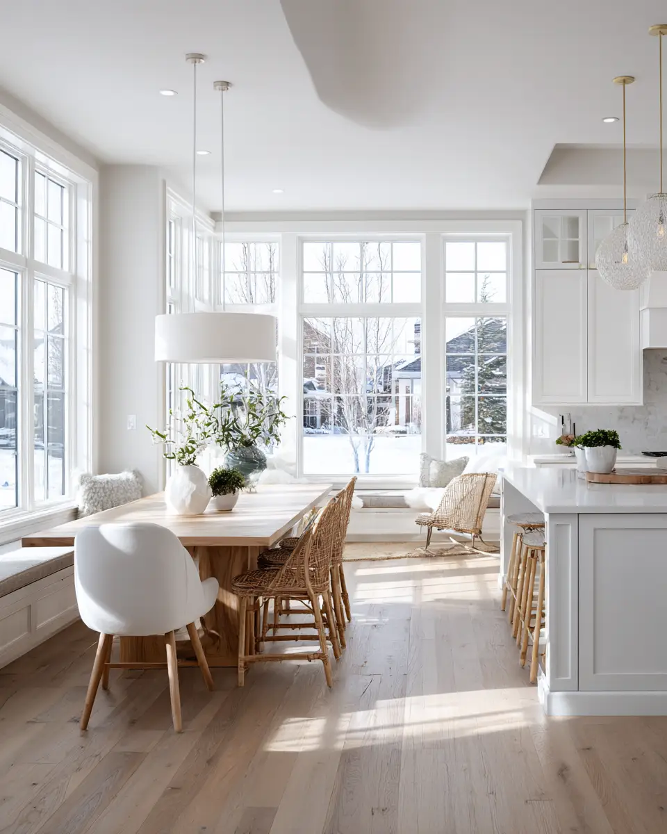 Bright White Kitchen Decor Ideas