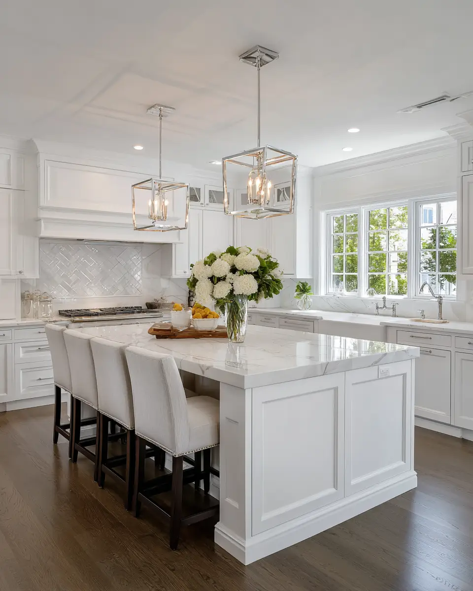 Bright White Kitchen Decor Ideas