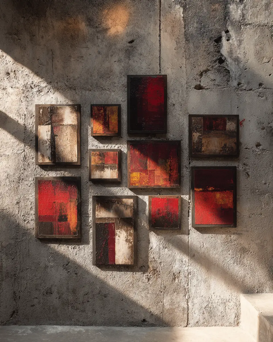 Burgundy Industrial Patio Decor Ideas