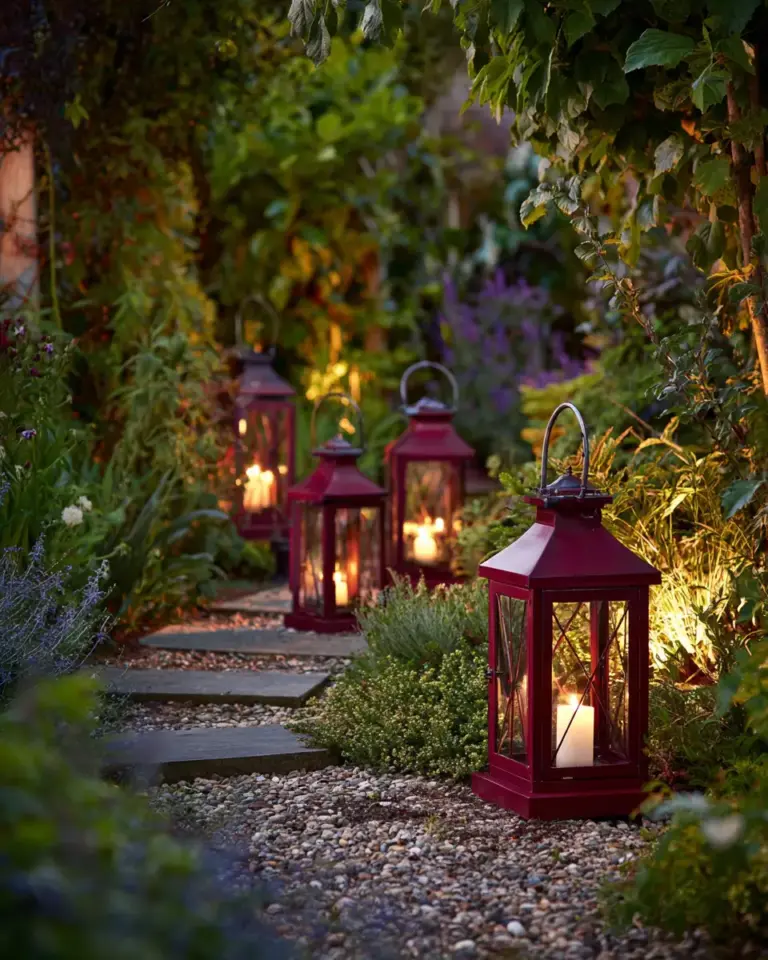 Burgundy Modern Garden Decor Ideas - Featured