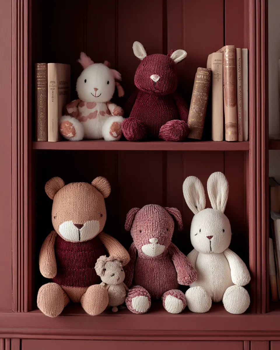 Burgundy Scandinavian Nursery Decor Ideas