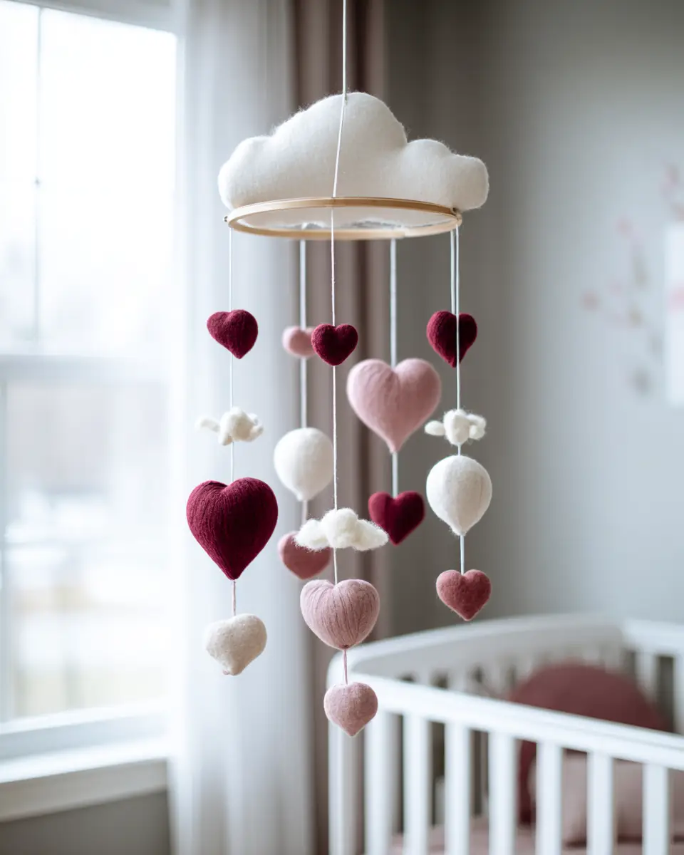 Burgundy Scandinavian Nursery Decor Ideas