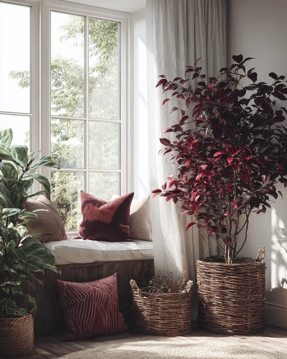 Burgundy Scandinavian Nursery Decor Ideas