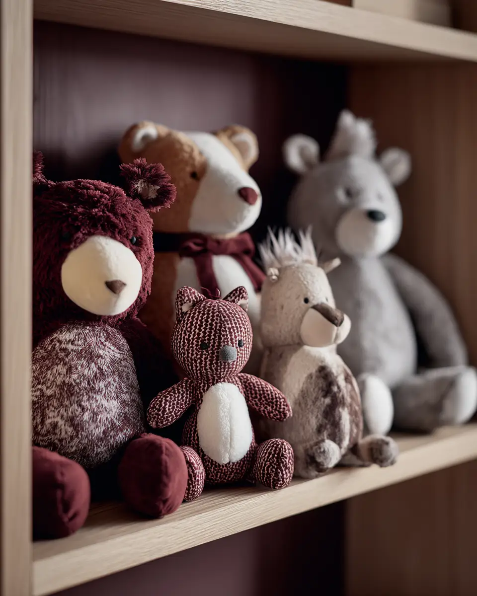 Burgundy Scandinavian Nursery Decor Ideas