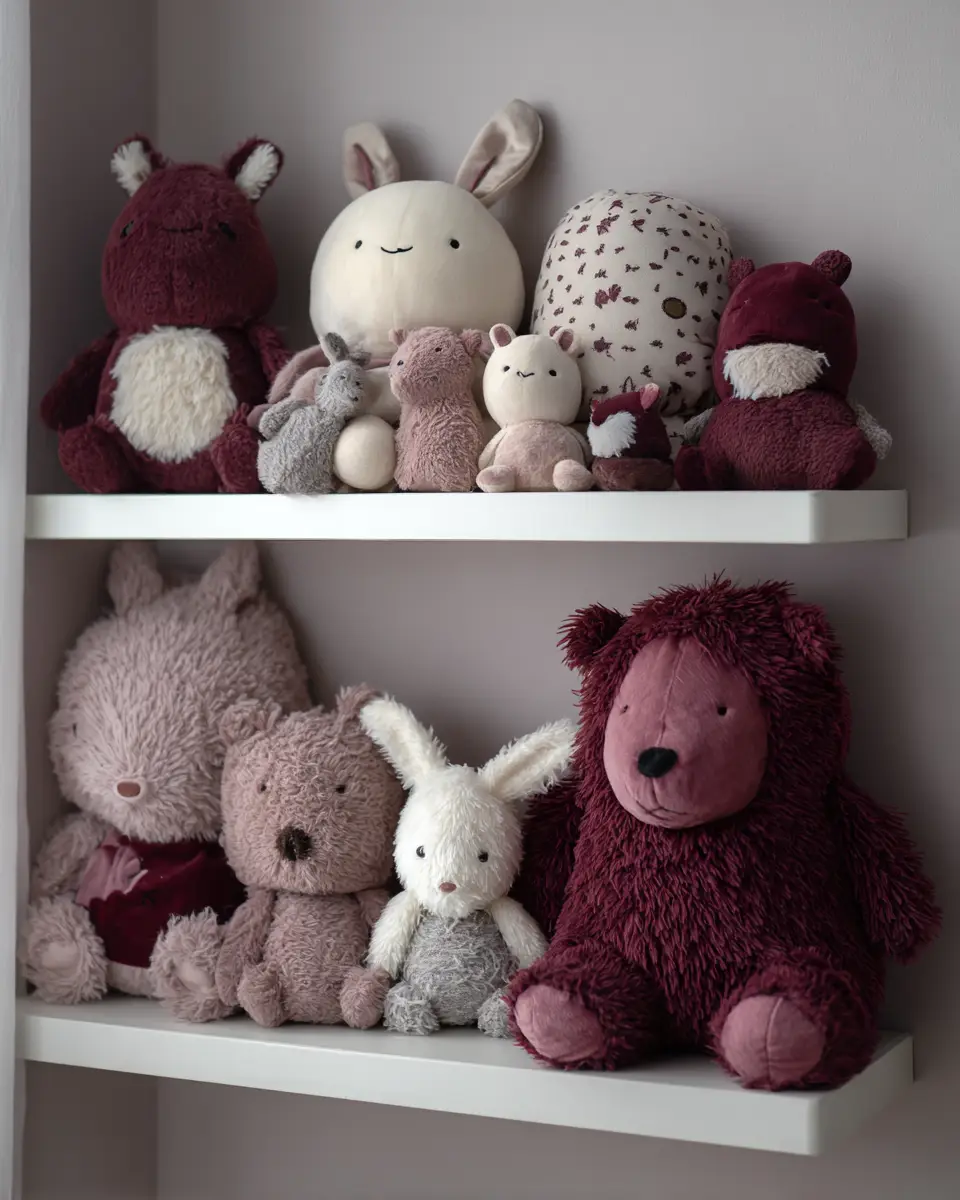 Burgundy Scandinavian Nursery Decor Ideas