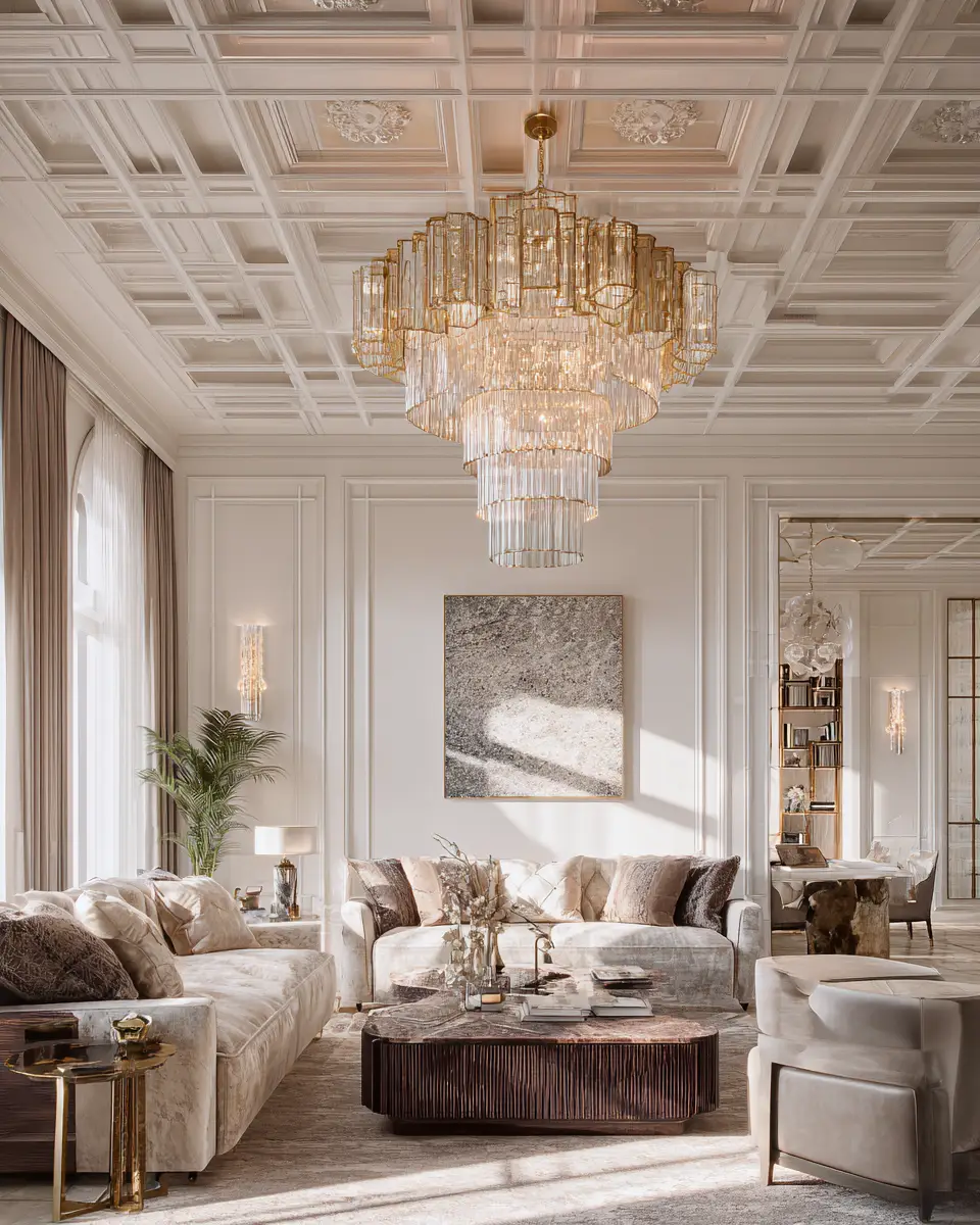 Calm Art Deco Living Room Decor Ideas