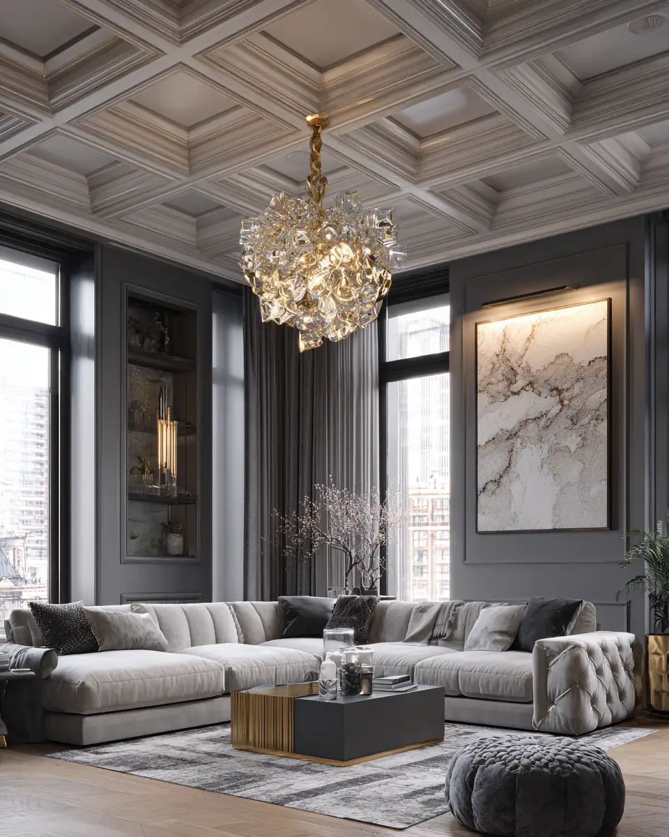 Calm Art Deco Living Room Decor Ideas