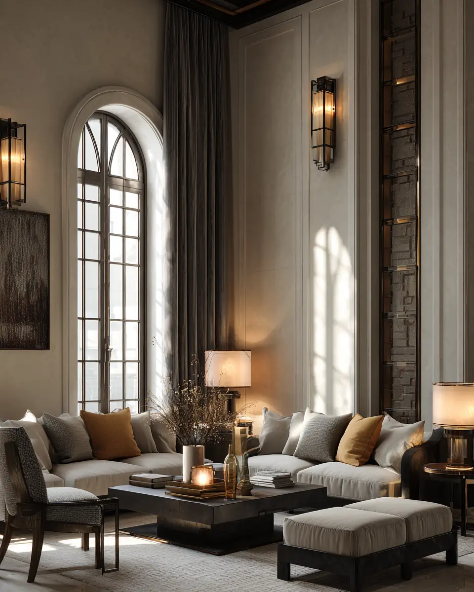 Calm Art Deco Living Room Decor Ideas