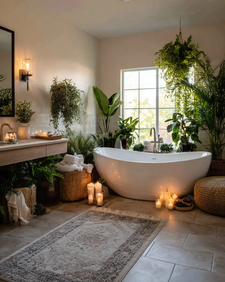 Calm Bathroom Decor Ideas