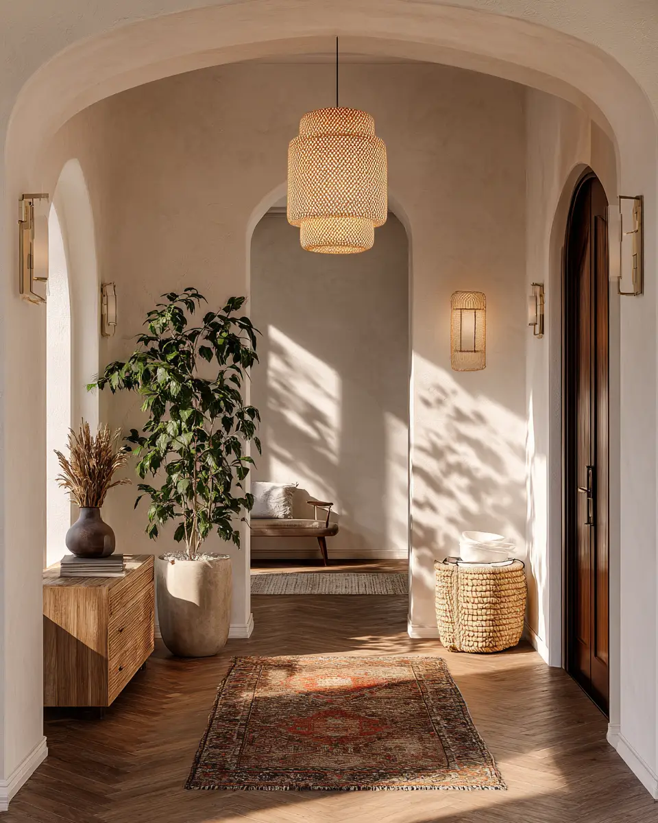 Calm Boho Entryway Decor Ideas