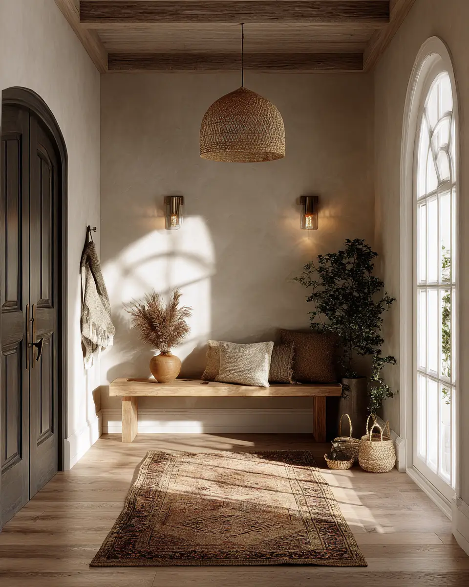 Calm Boho Entryway Decor Ideas
