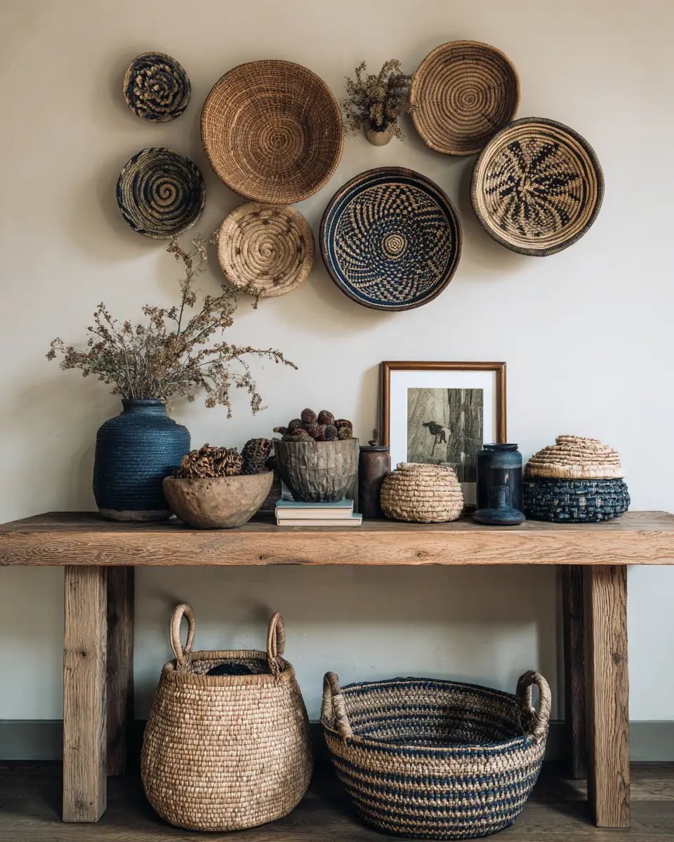 Calm Boho Entryway Decor Ideas