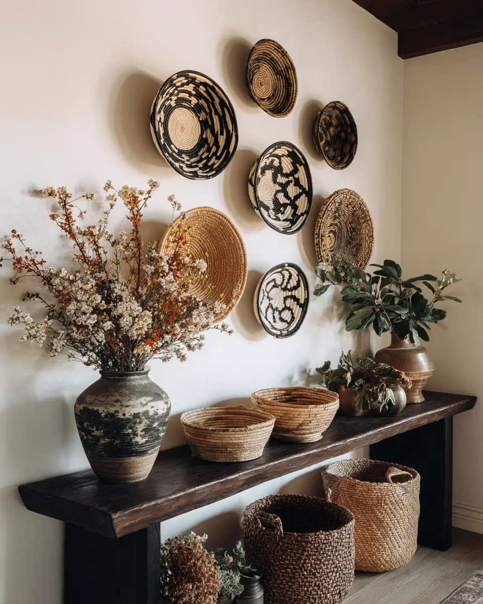 Calm Boho Entryway Decor Ideas