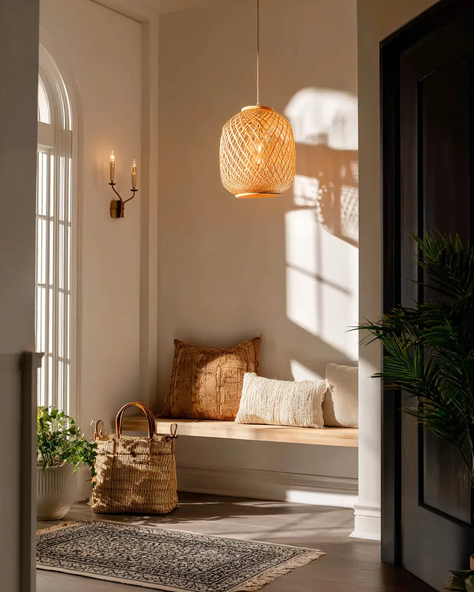 Calm Boho Entryway Decor Ideas