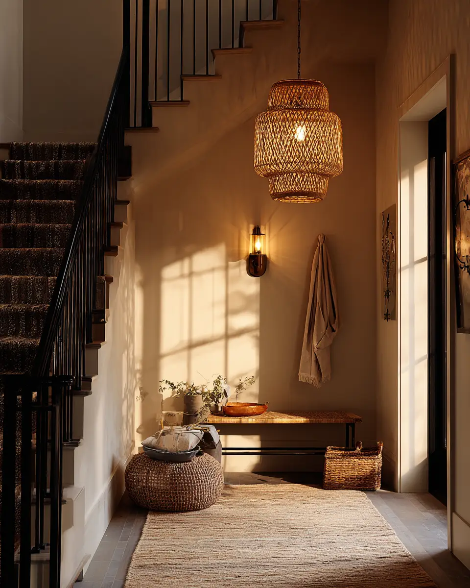 Calm Boho Entryway Decor Ideas