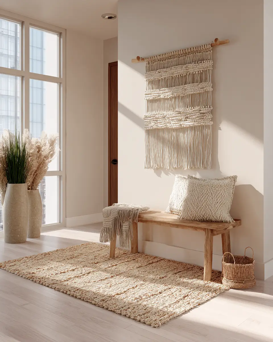 Calm Boho Entryway Decor Ideas