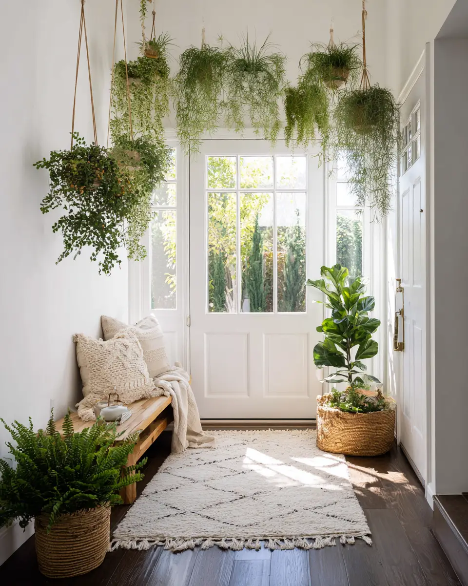 Calm Boho Entryway Decor Ideas