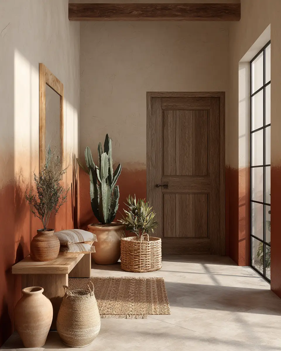 Calm Boho Entryway Decor Ideas