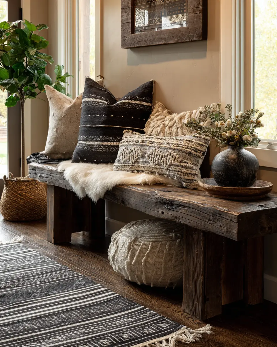 Calm Boho Entryway Decor Ideas