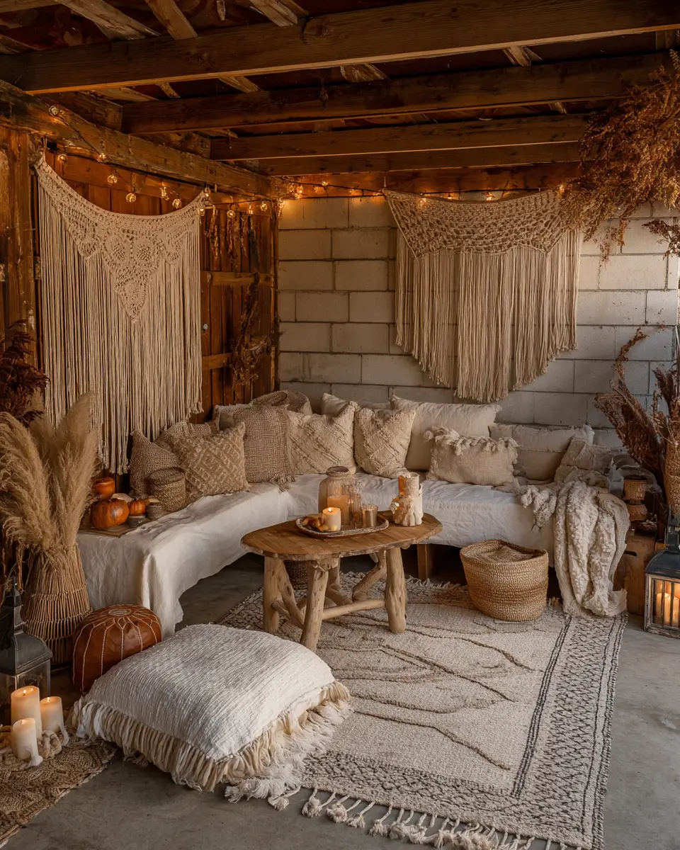 Calm Boho Garage Decor Ideas