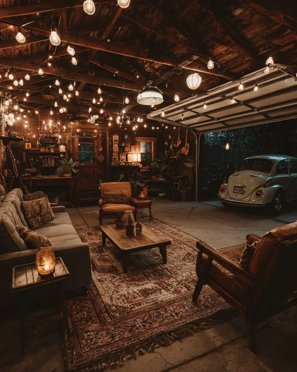 Calm Boho Garage Decor Ideas