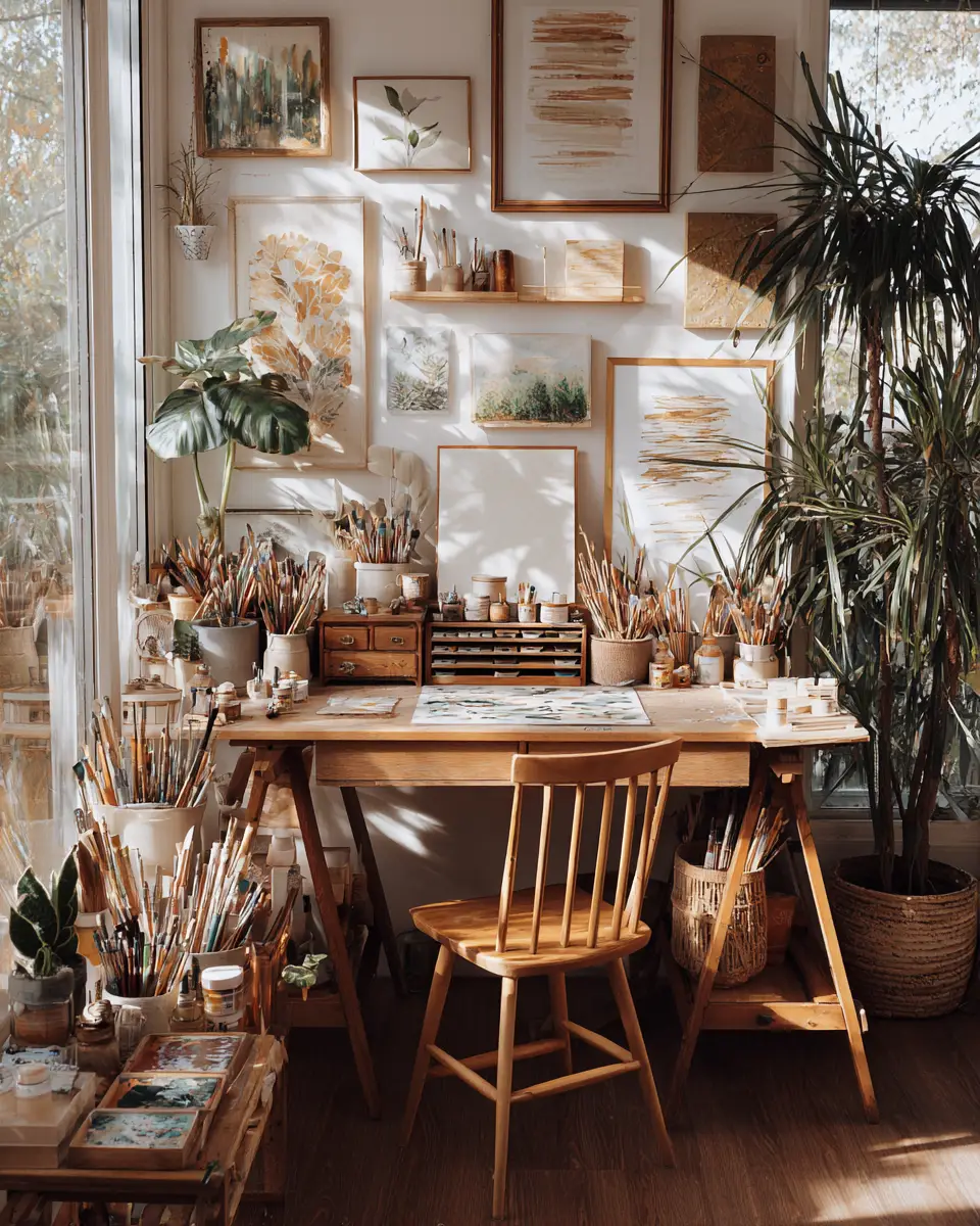 Calm Boho Garage Decor Ideas